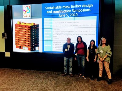 Asistencia al "Sustainable mass timber design constructions Symposium" en Calgary (Canadá)